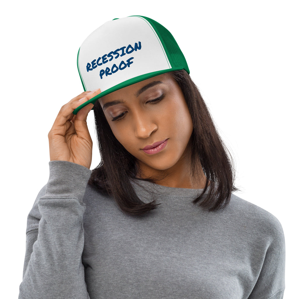 Trucker Cap - Recession Proof - Globe green