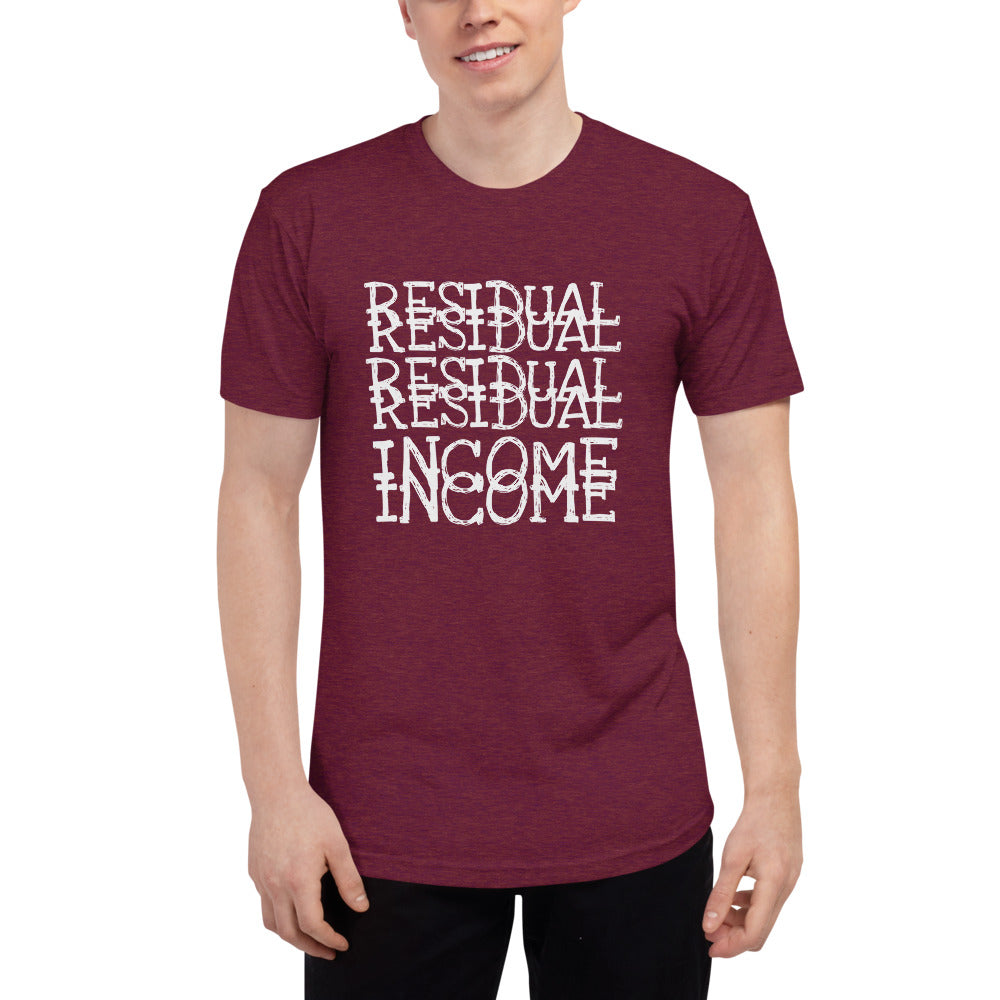 Residual Residual - Unisex Tri-Blend Track Shirt