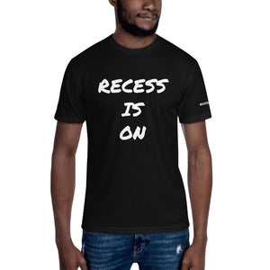 Recess is on - Unisex Crew Neck Tee - black