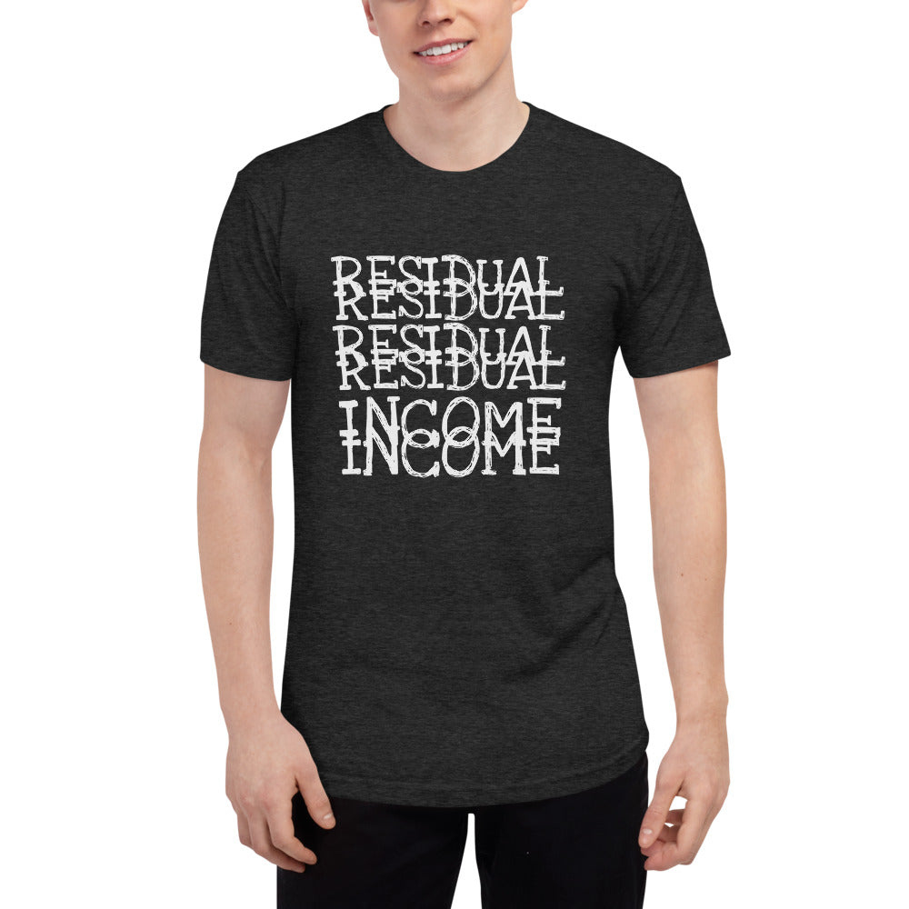 Residual Residual - Unisex Tri-Blend Track Shirt