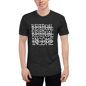 Residual Residual - Unisex Tri-Blend Track Shirt